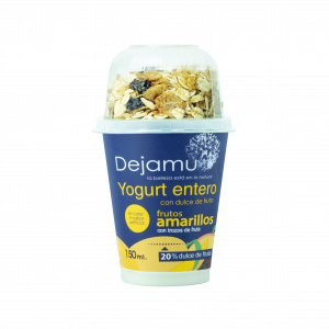 Yogurt con sobrecopa x150g frutos amarillos 
