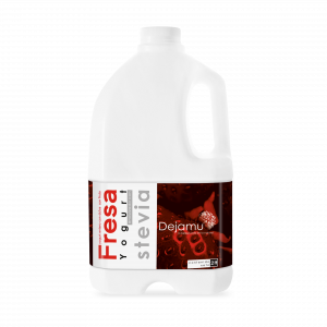 Yogurt de fresa con Stevia 