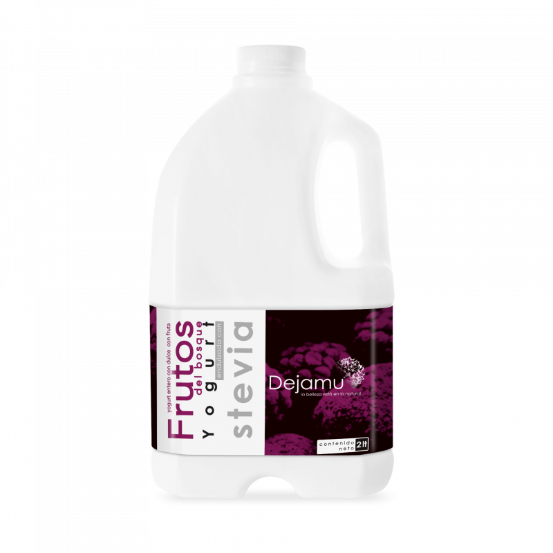 Yogurt de frutos del bosque con Stevia